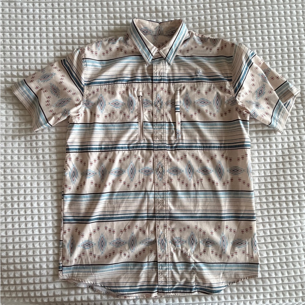 Men's Ariat Aztec Short Sleeve Shirt
